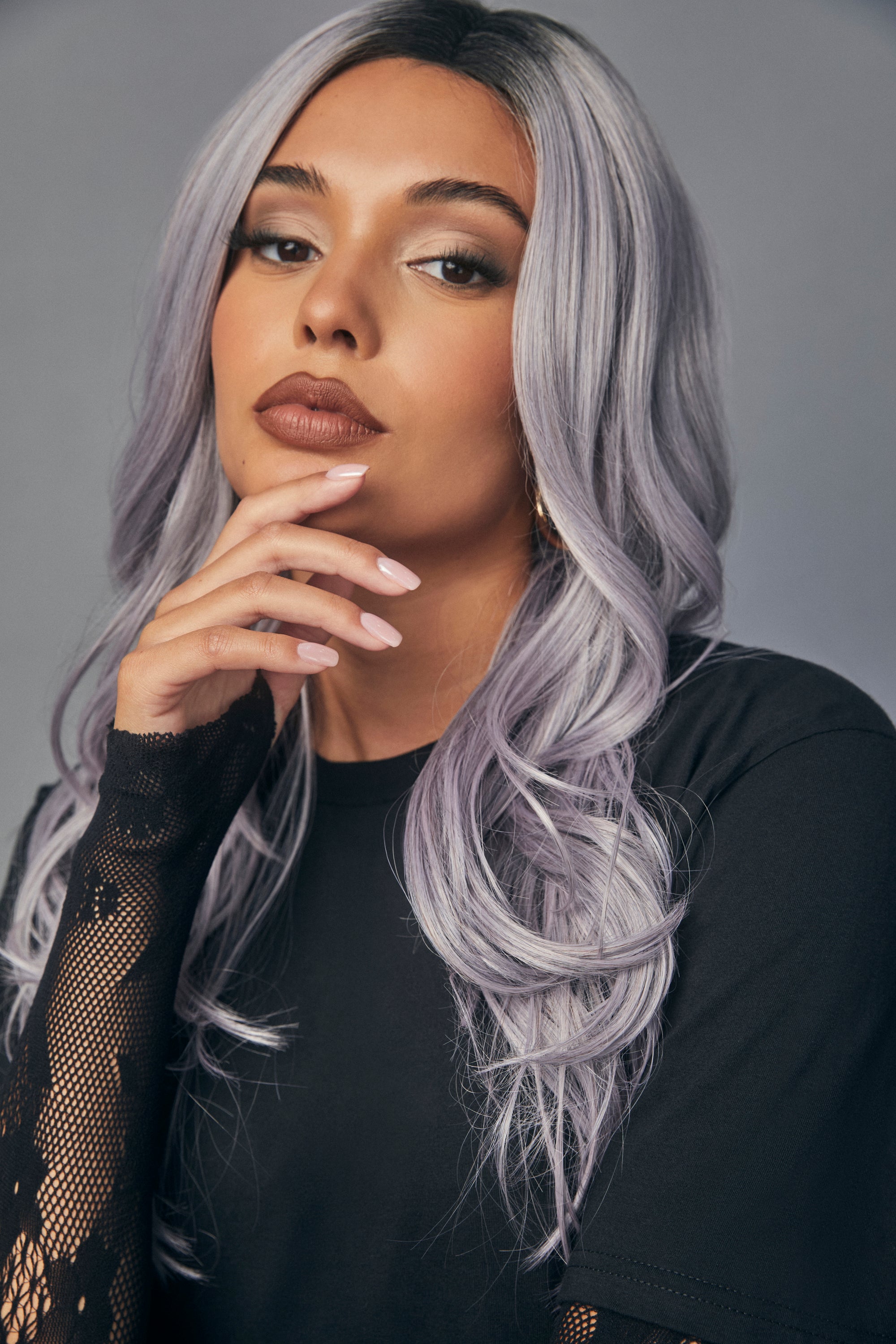 Allure Wavez Lace Front Monofilament Part Synthetic Wig By Rene of Paris | Lunar Haze