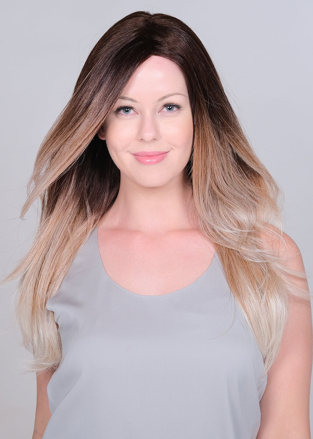 Dolce & Dolce 23 Lace Front & Monofilament Part Synthetic Wig By Belle Tress | Peach Bellini