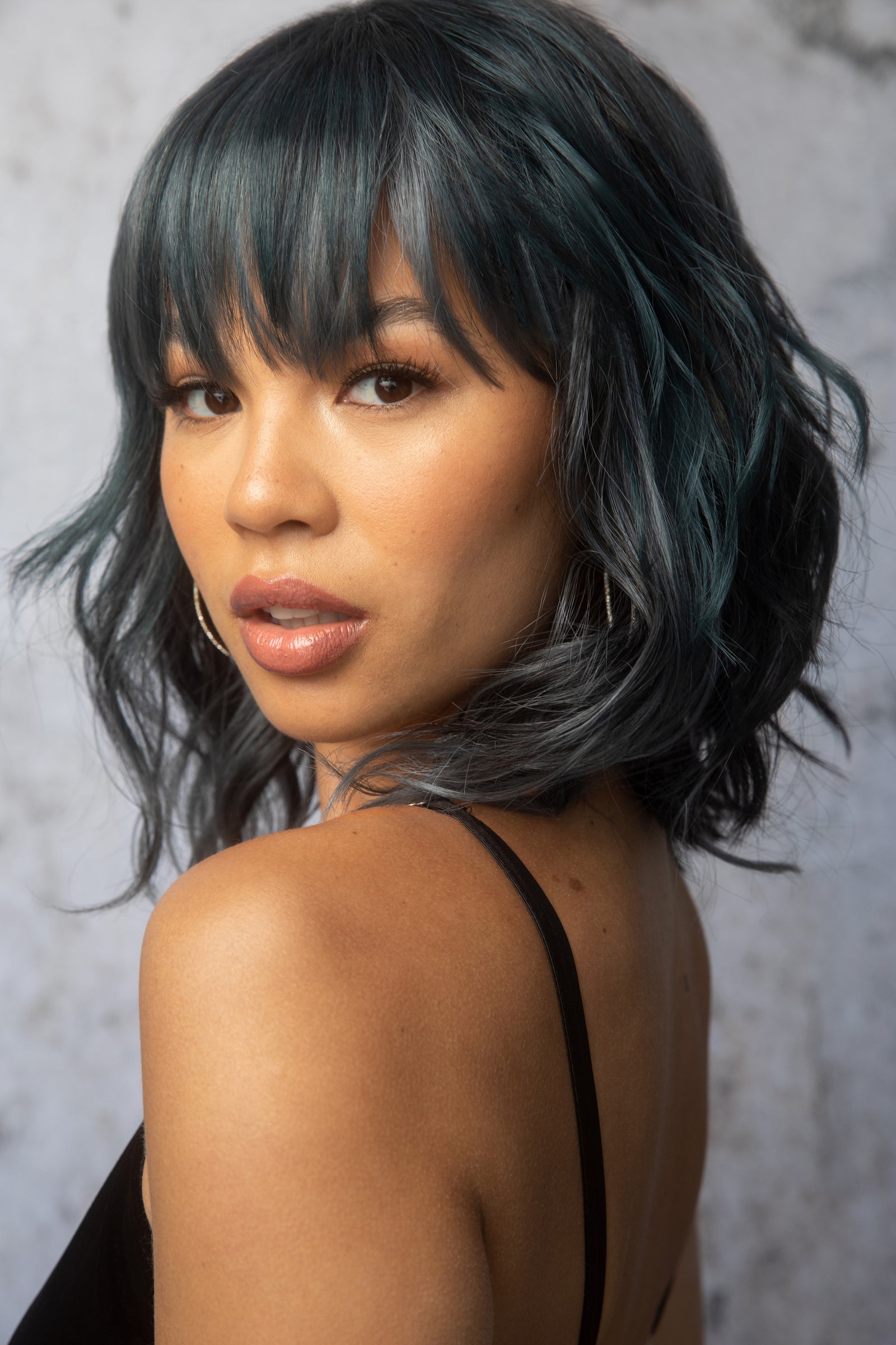 Breezy Wavez Synthetic Hair Wig By Rene of Paris | Cosmic-Teal