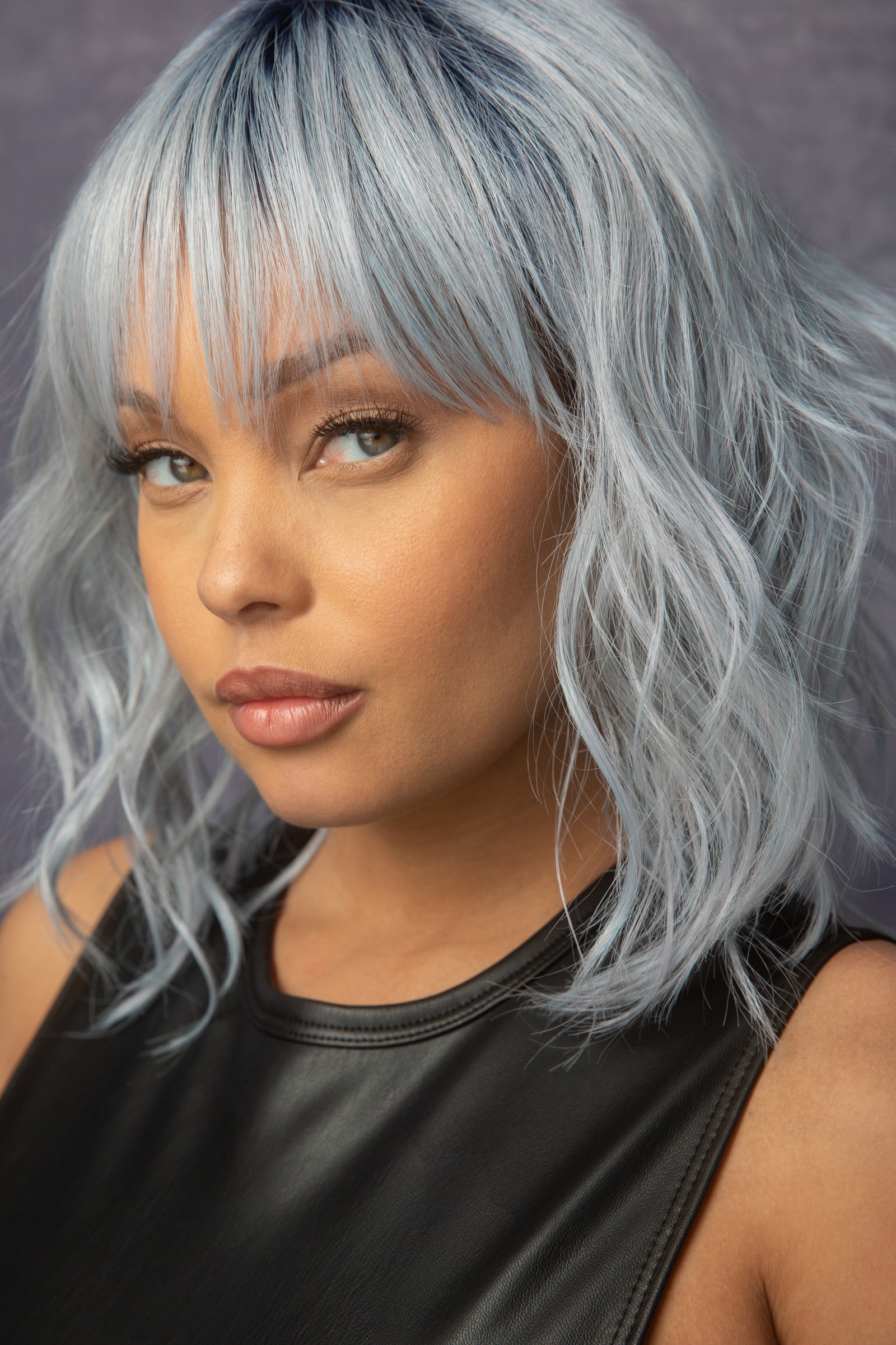 Breezy Wavez Synthetic Hair Wig By Rene of Paris | Frozen-Sapphire