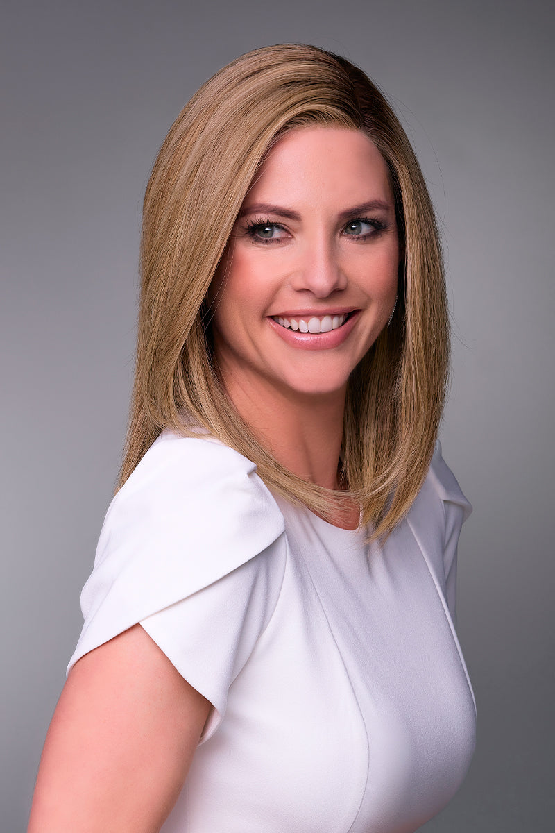 Carrie-Lite Lace Front Monofilament Remy Human Hair Wig By Jon Renau