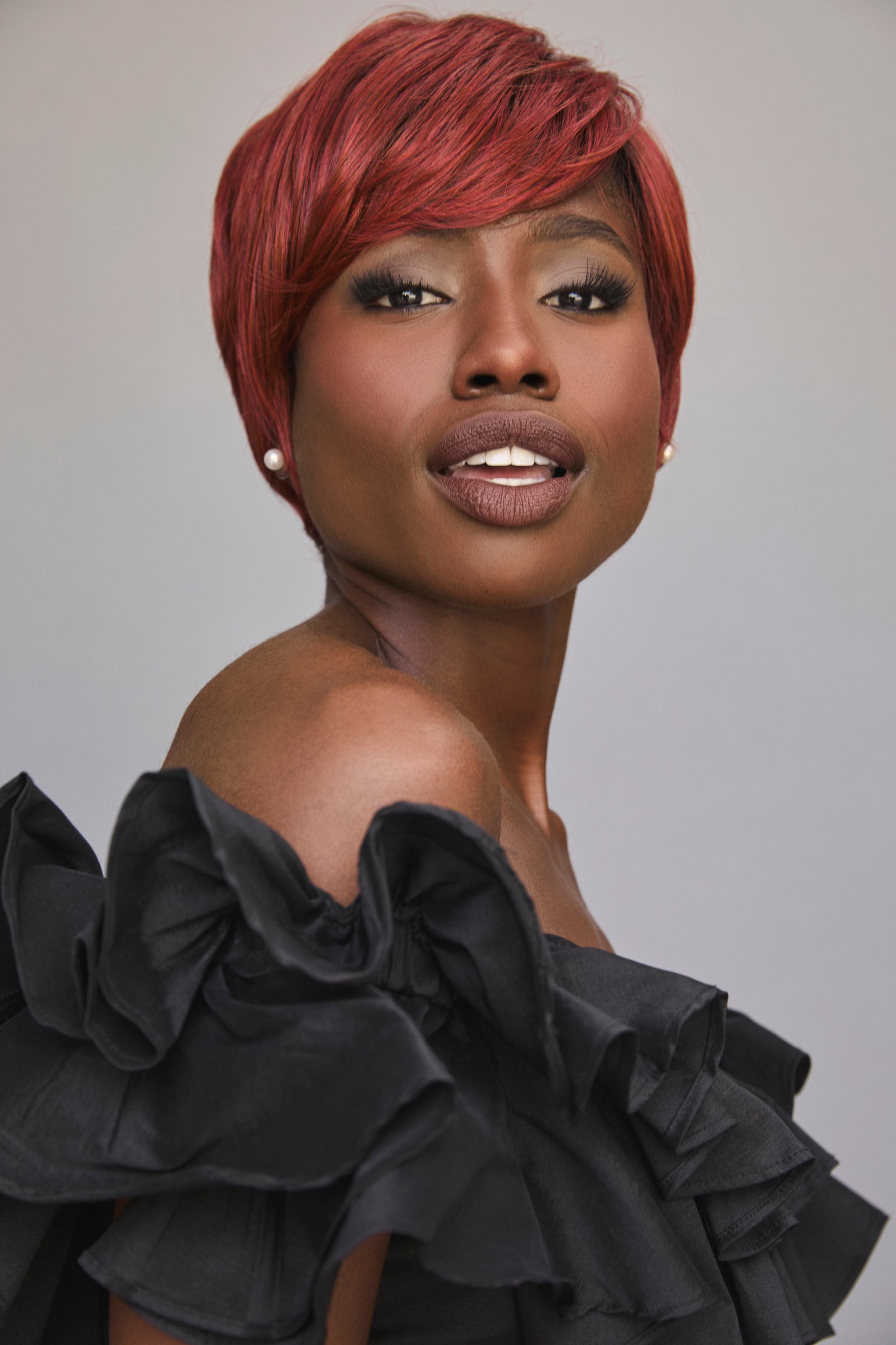 Charlotte-R Synthetic Hair Wig By Alexander | Henna Red-R