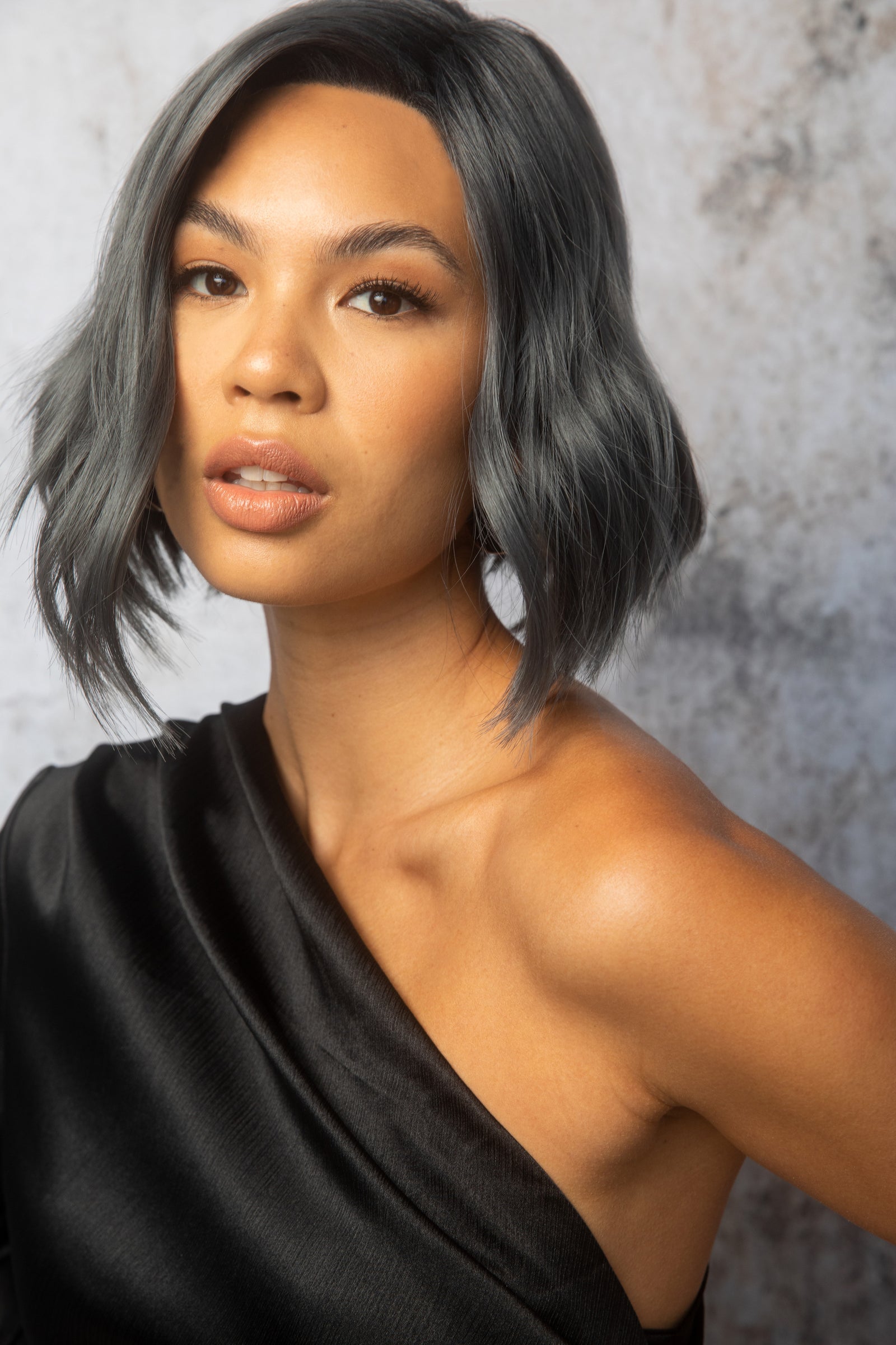 Chic Wavez Lace Front Monofilament Part Synthetic Wig By Rene of Paris | Midnight Stone