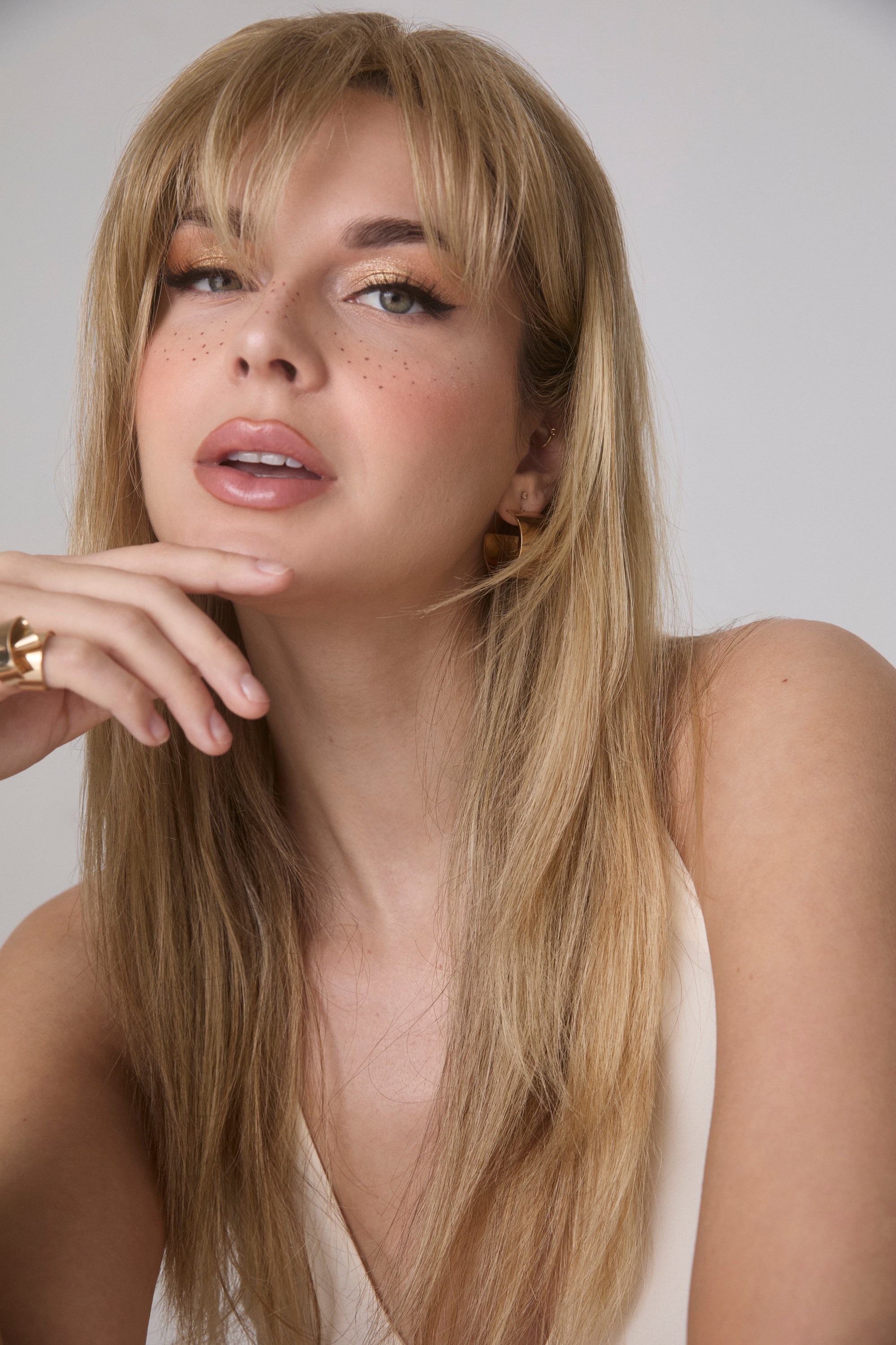 Fringe Flair Monofilament Clip-In Hair Piece Hand-Tied By Amore