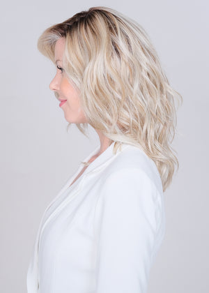 Hand-Tied Dalgona 16 Lace Front & Monofilament Part Synthetic Wig by Belle Tress