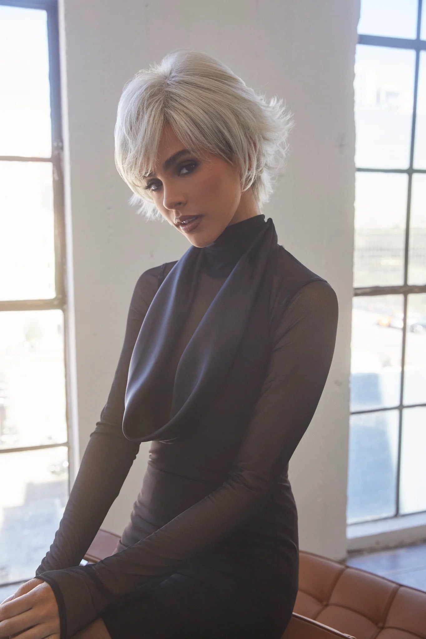 Kason Synthetic Hair Wig By Rene of Paris | Platinum Pearl