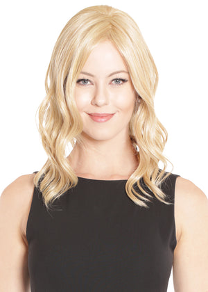 Lace Front Mono Top Wave 14 Synthetic Hair Topper By Belle Tress