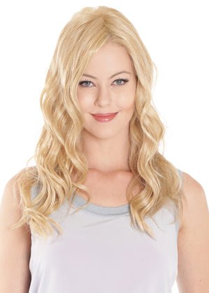 Lace Front Mono Top Wave 18 Synthetic Hair Topper By Belle Tress