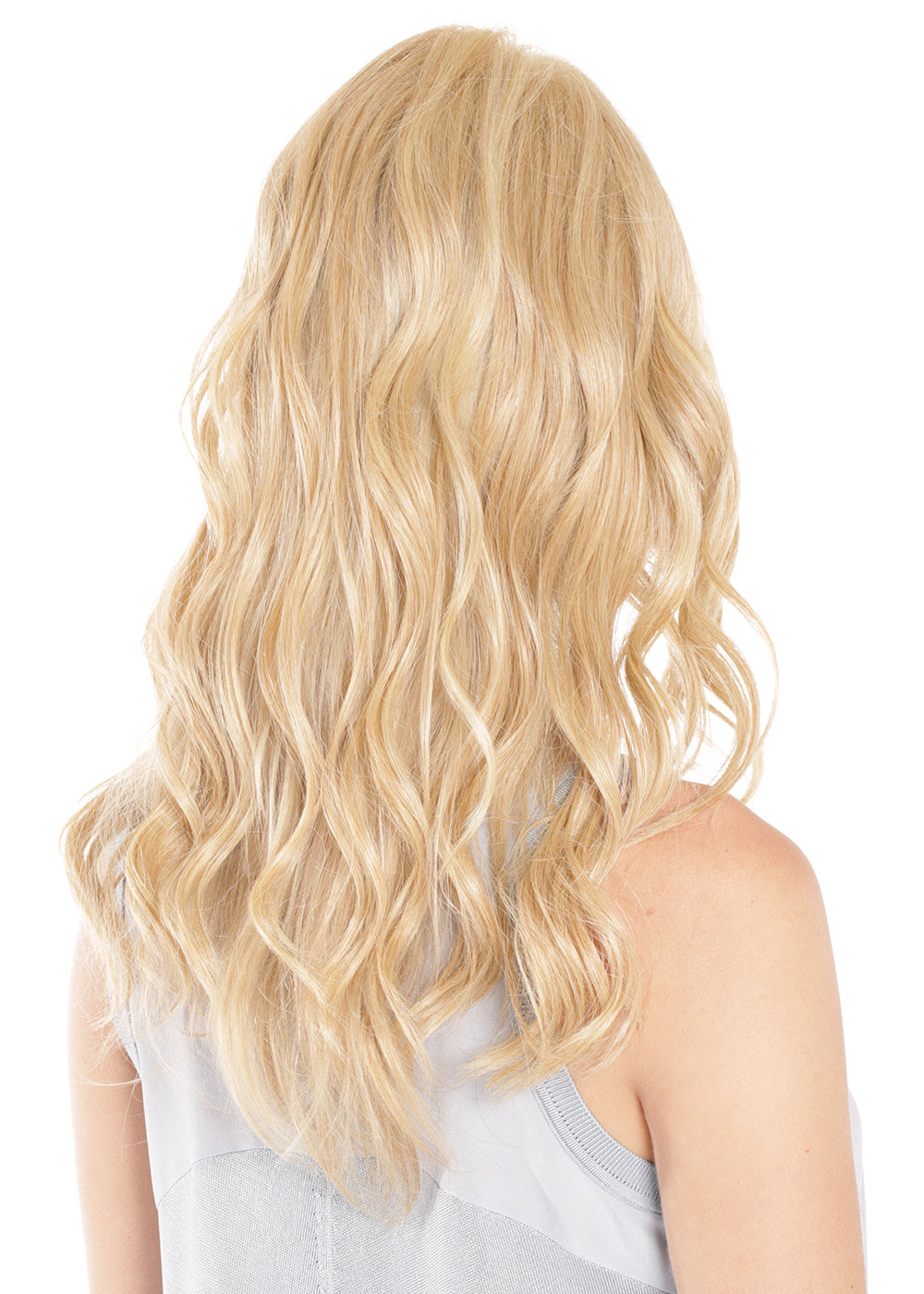 Lace Front Mono Top Wave 18 Synthetic Hair Topper By Belle Tress