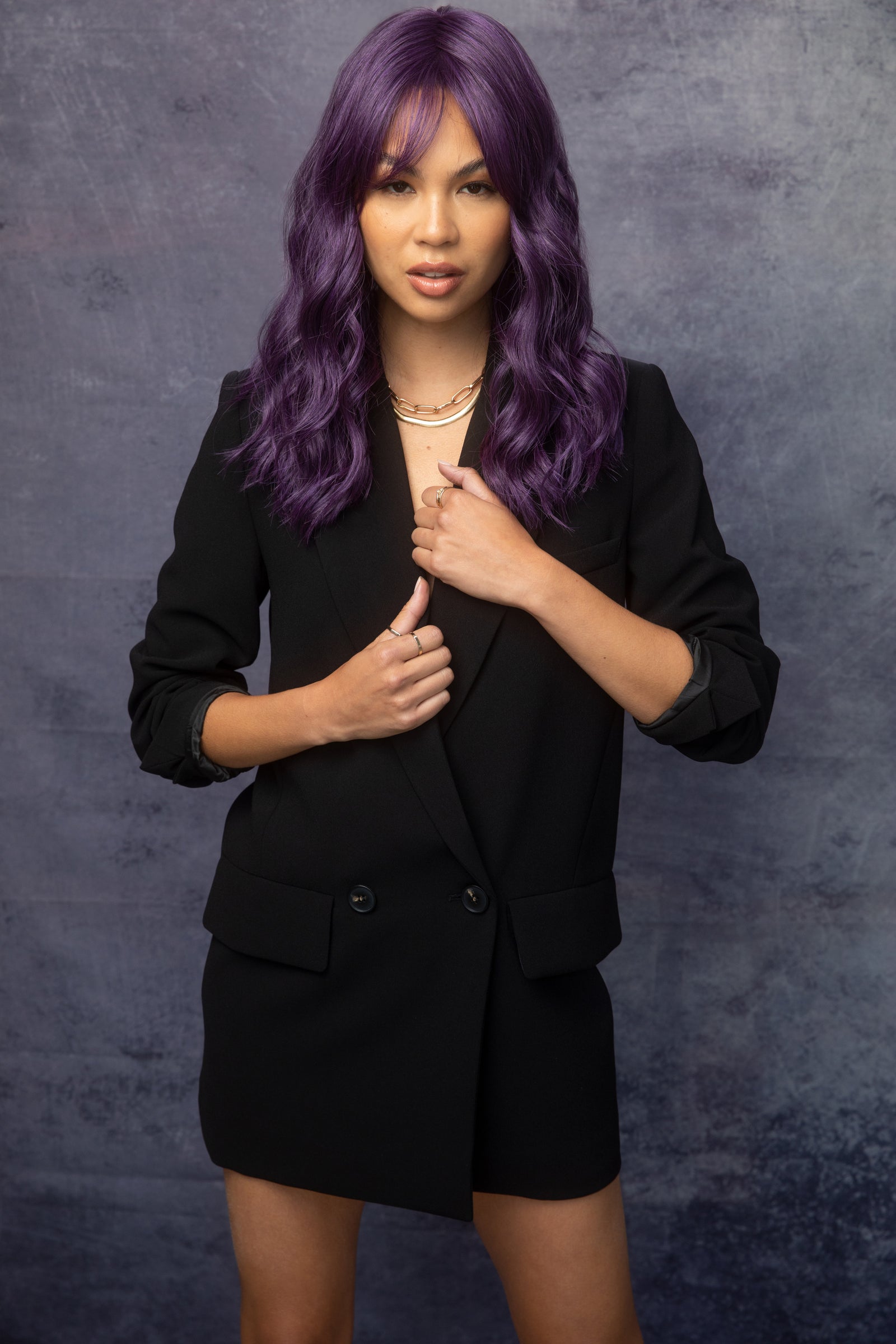 Lush Wavez Lace Front Monofilament Part Synthetic Wig By Rene of Paris | Grape-Burst