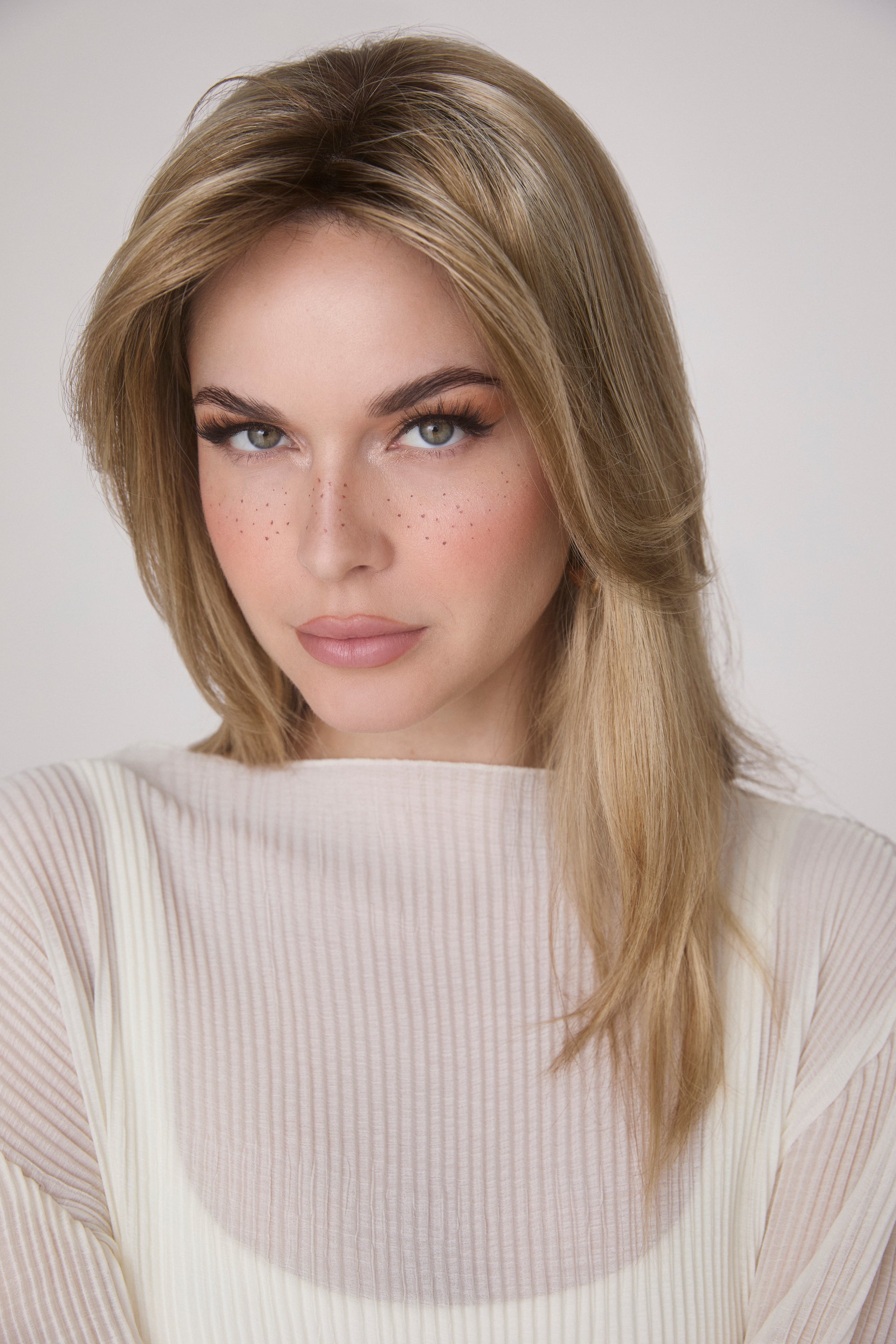 Medium TP Mono Monofilament Synthetic Straight Hair Wiglet By Amore