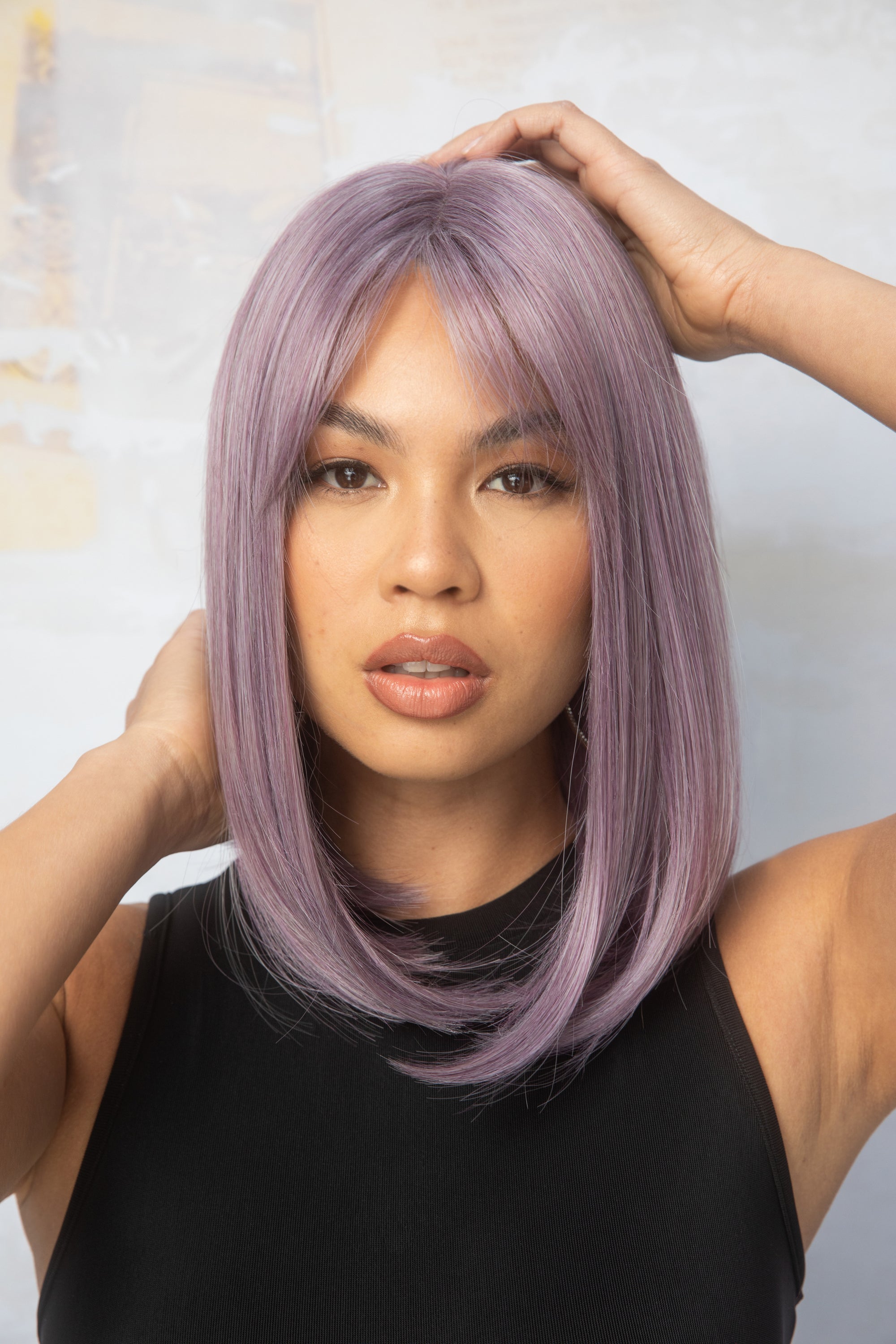 Mod Sleek Lace Front Monofilament Part Synthetic Hair Wig By Rene of Paris | Lilac Cloud