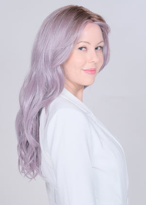 Peerless 22 Iced Lavender Lace Front & Monofilament Part Synthetic Wig by Belle Tress