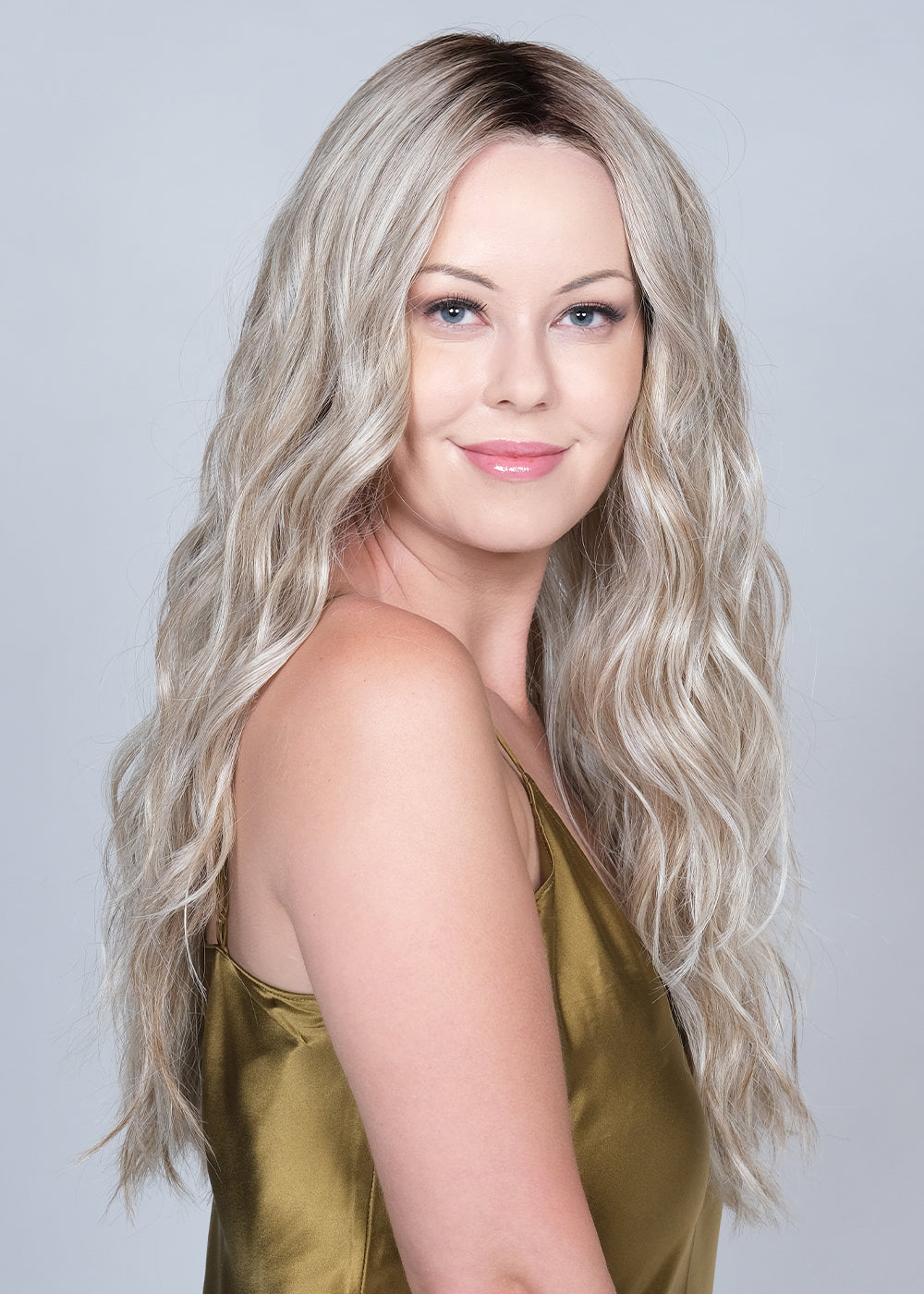 Perfect Blend Lace Front Synthetic Hair Wig By Belle Tress