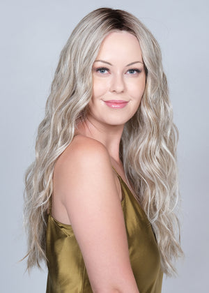 Perfect Blend Lace Front Synthetic Hair Wig By Belle Tress