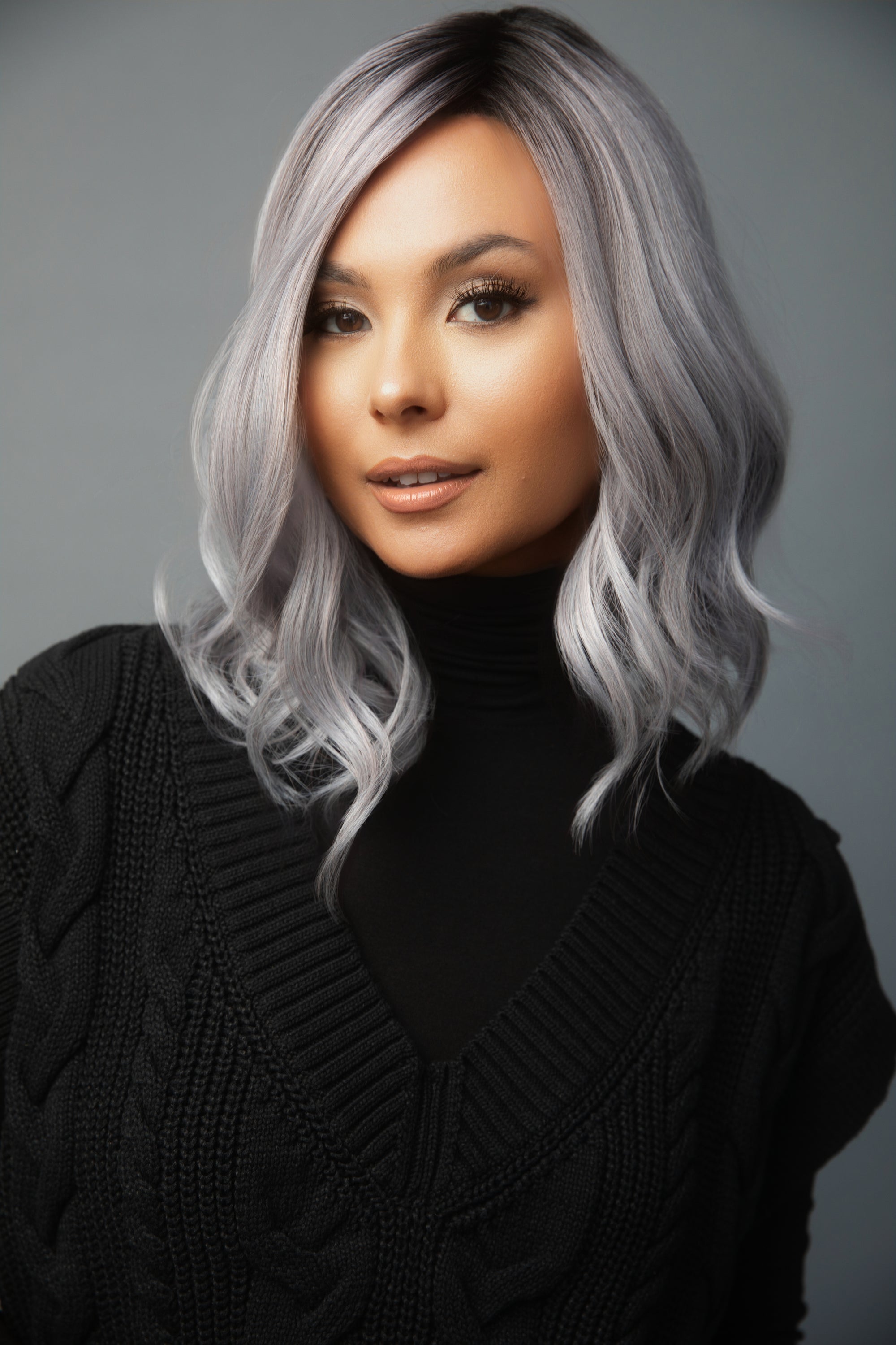 Panache Wavez Lace Front Monofilament Part Synthetic Wig By Rene of Paris | Lunar Haze