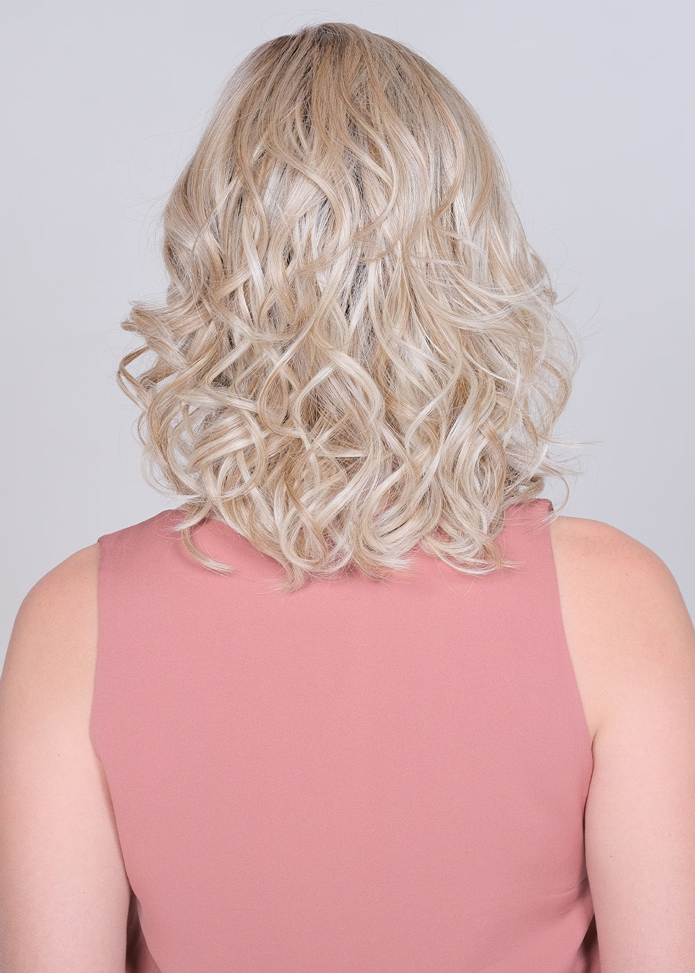 Summer Peach Lace Front Synthetic Hair Wig By Belle Tress