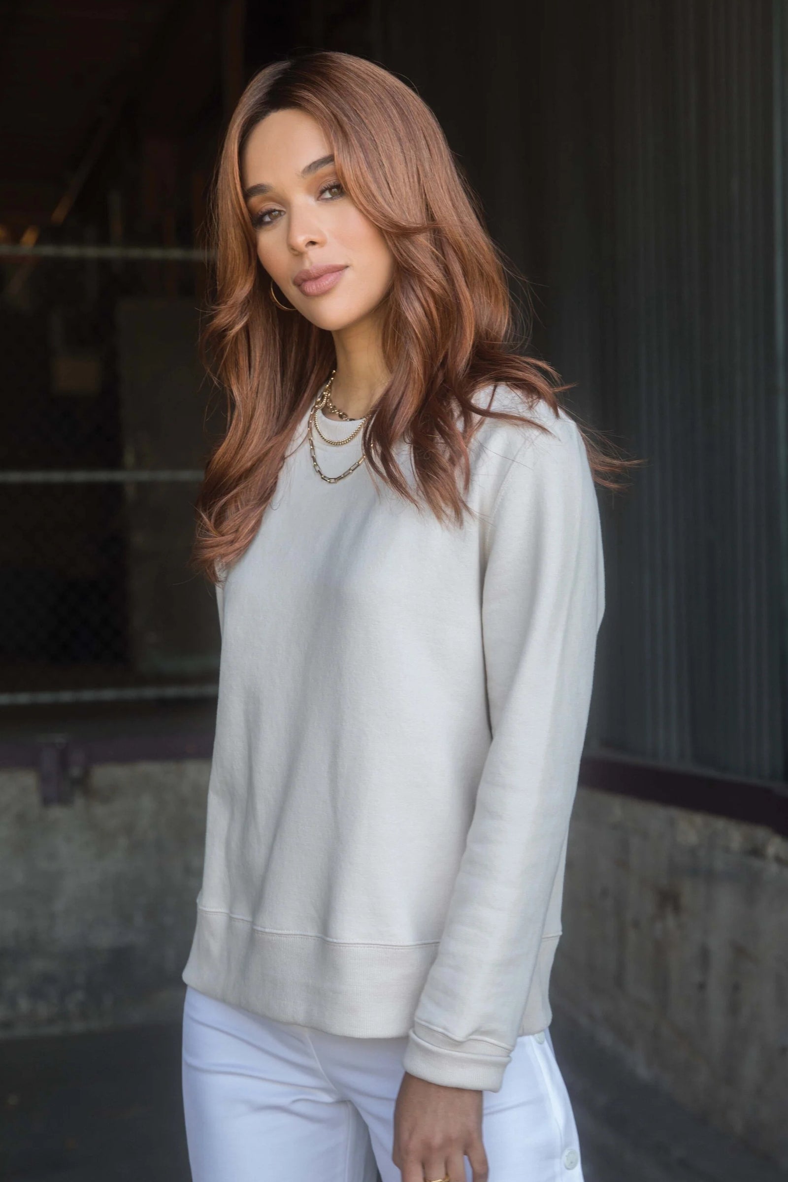 Sage Lace Front Monofilament Part Synthetic Hair Wig By Rene of Paris | Shaded Amber