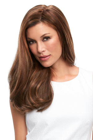 Top Full 18 Inch HH Monofilament Remy Human Hair Topper By Jon Renau