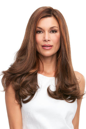 Top Full 18 Inch HH Monofilament Remy Human Hair Topper By Jon Renau