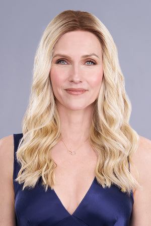 Top Trend Lace Front HD 18 Inch Double Monofilament Wefted Back Clip-In Wavy Synthetic Hair Topper By Jon Renau | Exclusive