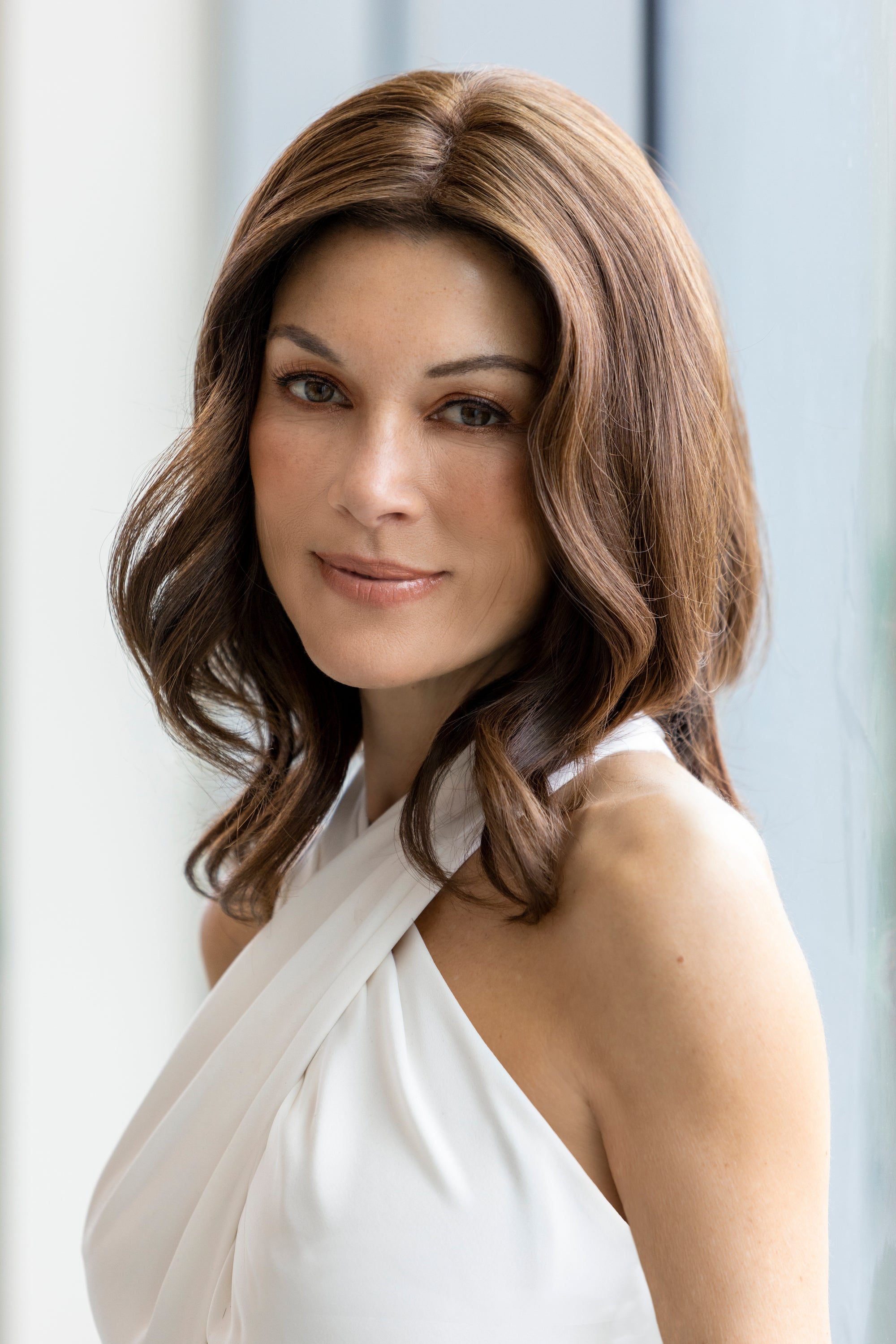 Top Blend 12 Inch Monofilament Remy Human Hair Topper By Jon Renau