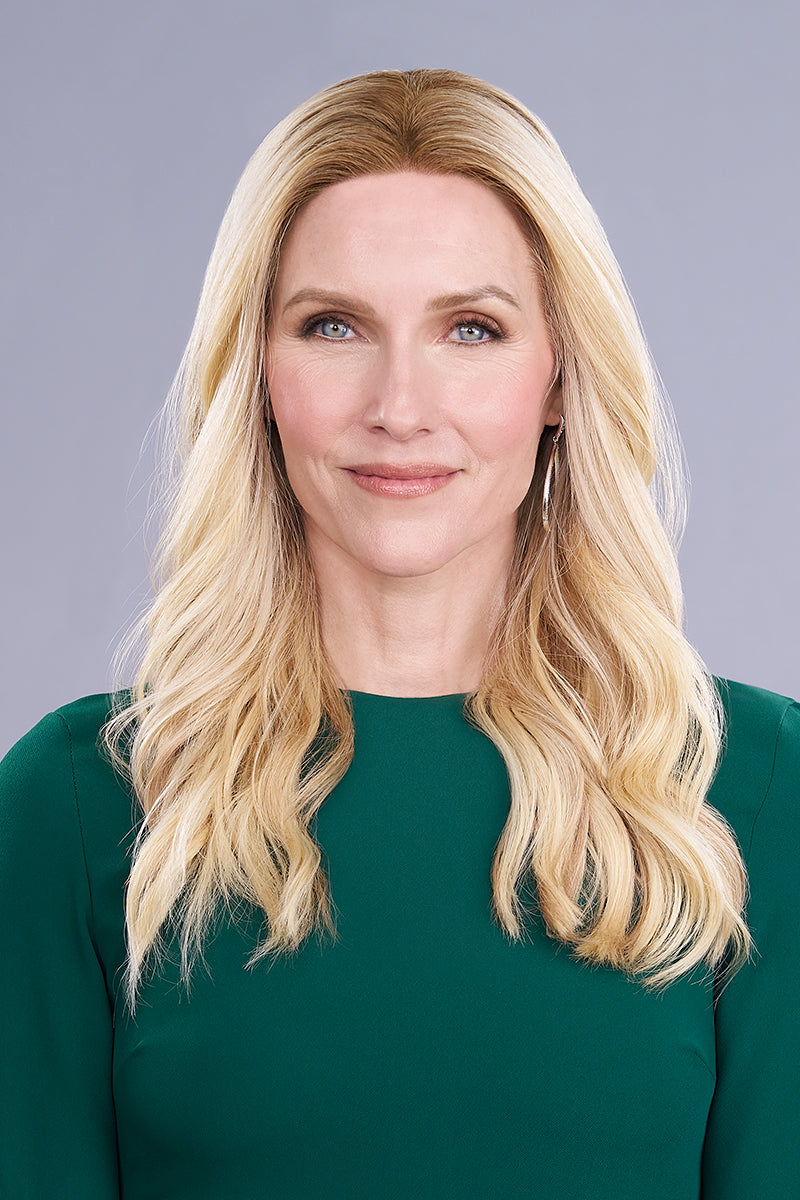 Top Form Lace HH 18 inch Lace Front Monofilament Remy Human Hair Topper By Jon Renau | Exclusive