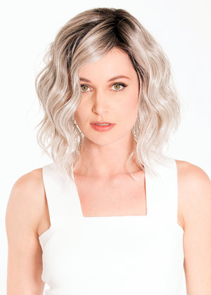 Vienna Roast Chrome Lace Front Synthetic Hair Wig By Belle Tress