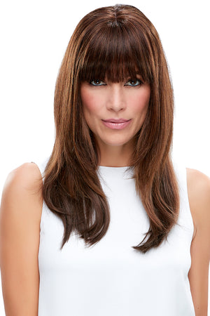EasiFringe 12 Inch 100% Human Hair Clip in Bangs Piece Topper By Jon Renau | Exclusive