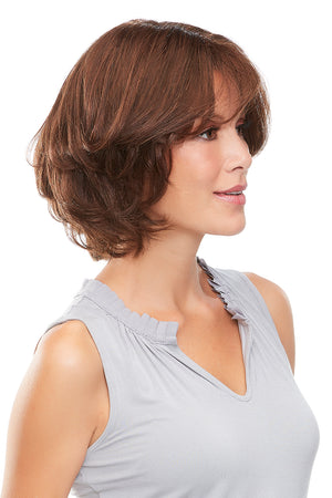 EasiPart French HH 8 Inch Monofilament Remy Human Hair Topper By Jon Renau