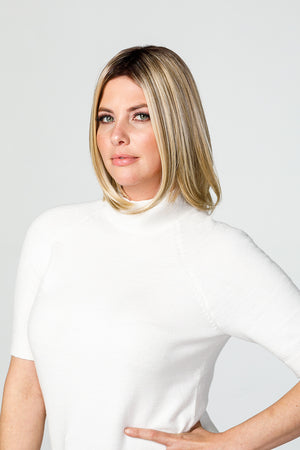 EasiPart Medium HD 12 Inch Monofilament Synthetic Hair Topper By Jon Renau | 12FS8