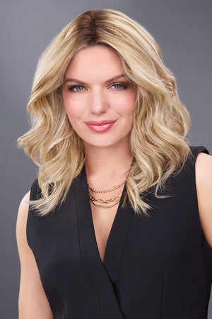 EasiPart Medium HD 12 Inch Monofilament Synthetic Hair Topper By Jon Renau | Exclusive