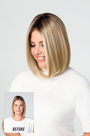 EasiPart Medium HD 12 Inch Monofilament Synthetic Hair Topper By Jon Renau | 12FS8