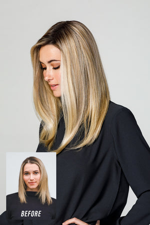 EasiPart Medium HD 18 Inch Monofilament Synthetic Hair Topper By Jon Renau | Exclusive