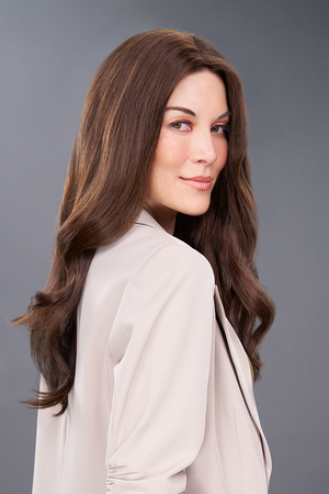 EasiPart Medium HD 18 Inch Monofilament Synthetic Hair Topper By Jon Renau