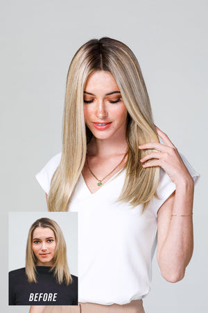 EasiPart T HD 18 Inch Monofilament Synthetic Hair Topper By Jon Renau | Exclusive