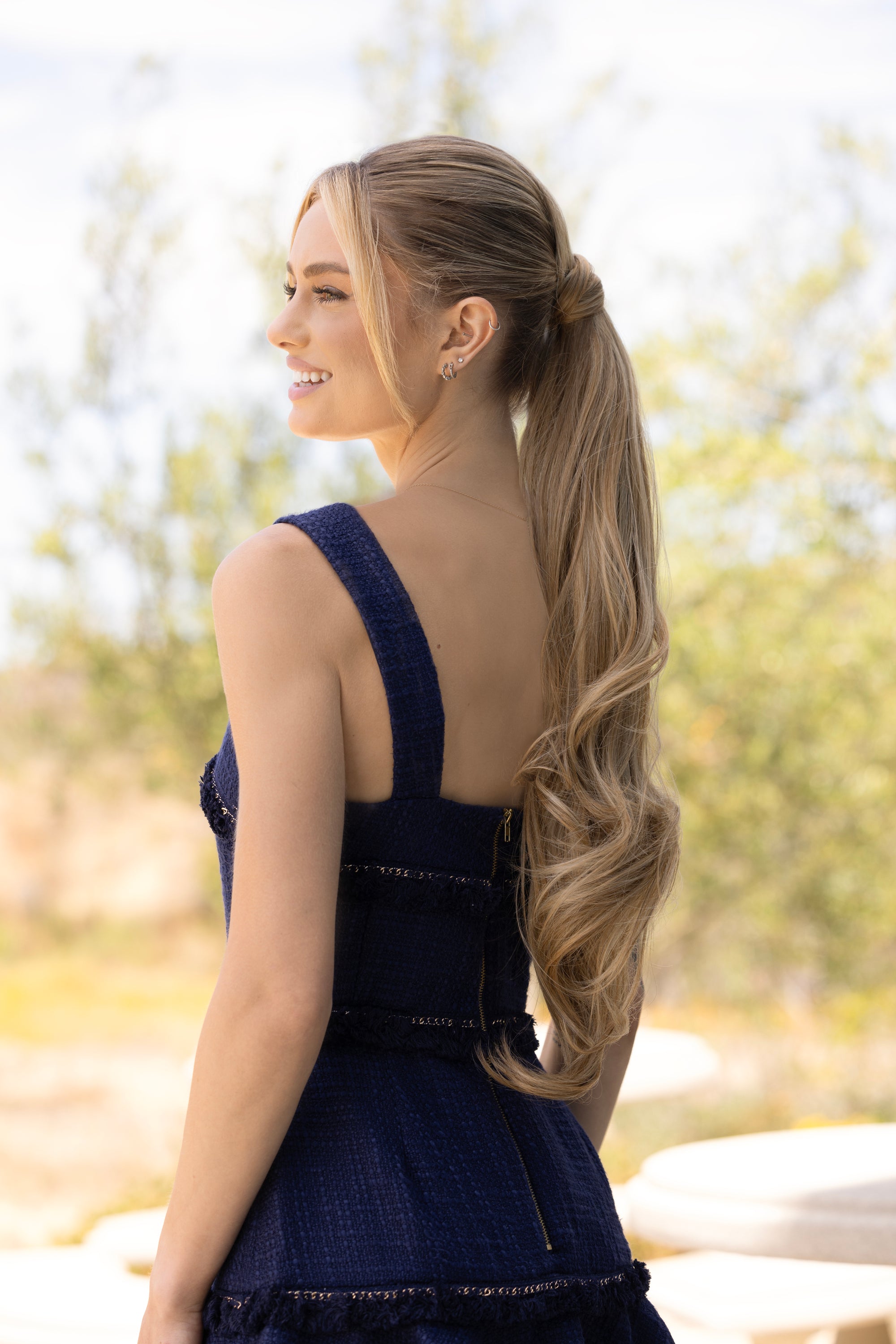 EasiPony Long Wavy Heat Defiant Hair Piece By Jon Renau