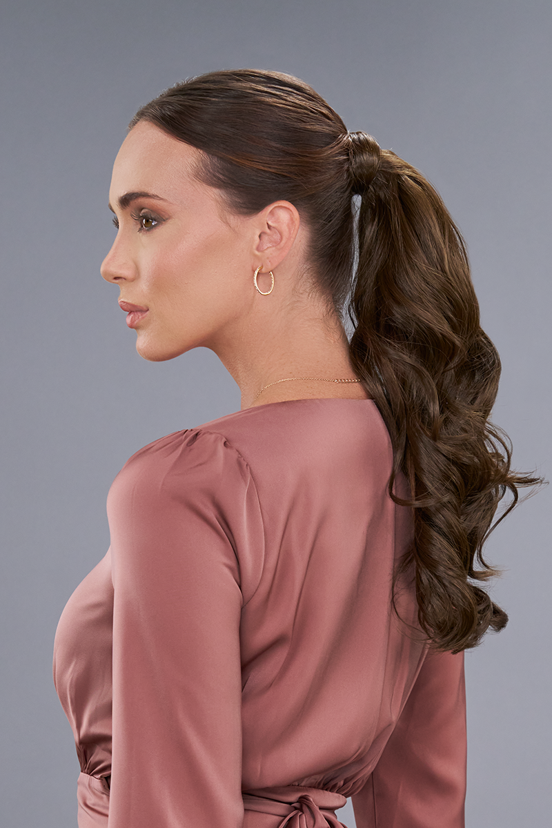 EasiPony Medium Wavy Heat Defiant Hair Piece By Jon Renau | 8
