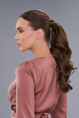 EasiPony Medium Wavy Heat Defiant Hair Piece By Jon Renau | 8
